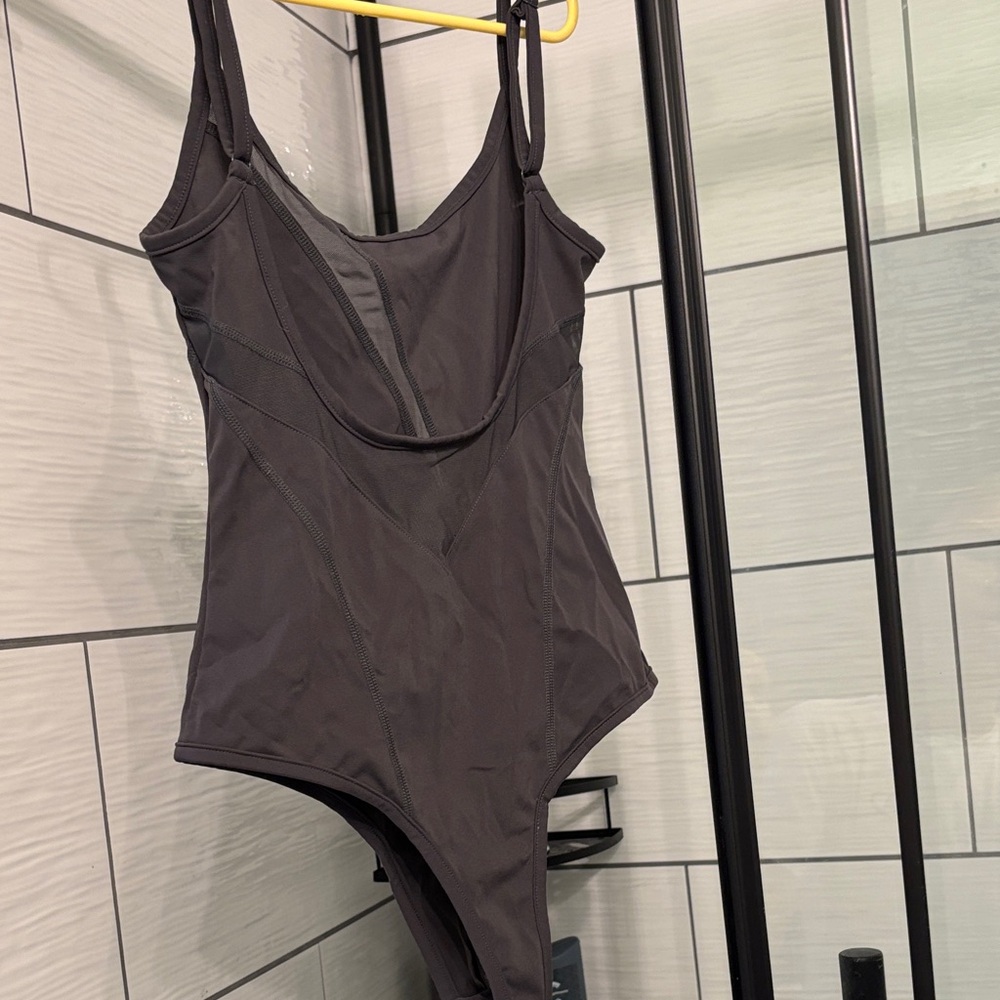 Grey Buff Bunny body suit (thong style bottom)